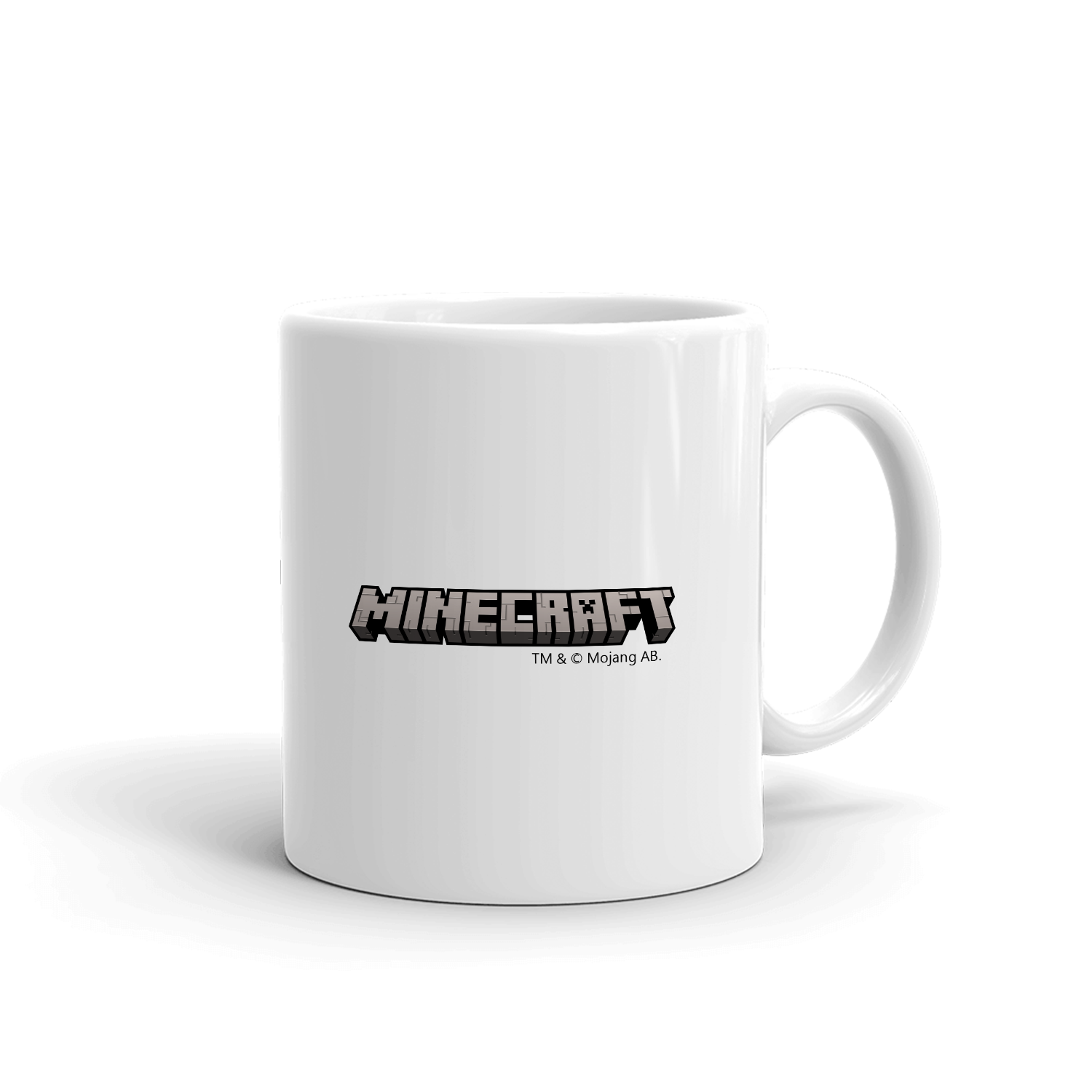 Alternative view of Minecraft Cat White Mug