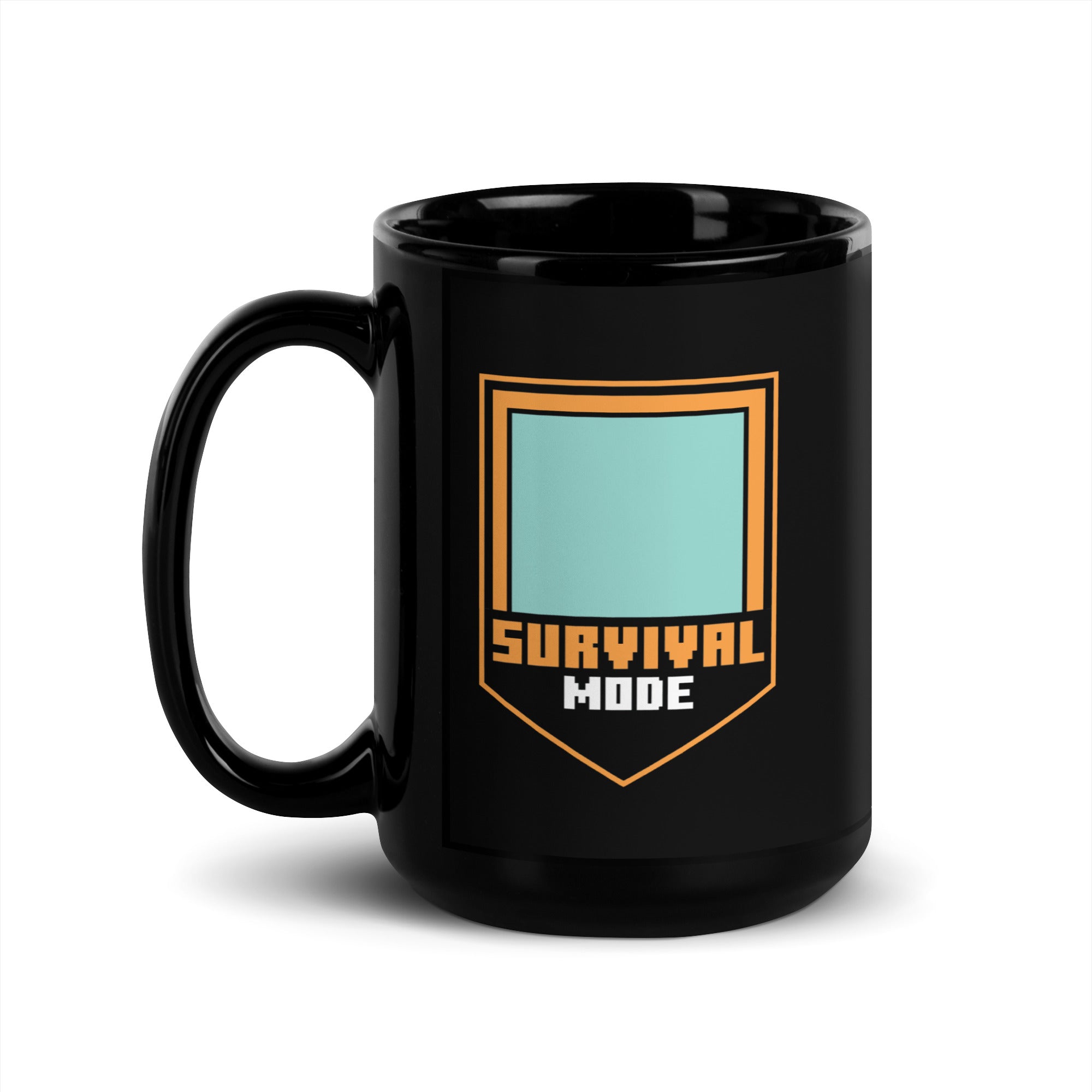 Minecraft Personalized Photo Black Mug Survival Mode - Image 5