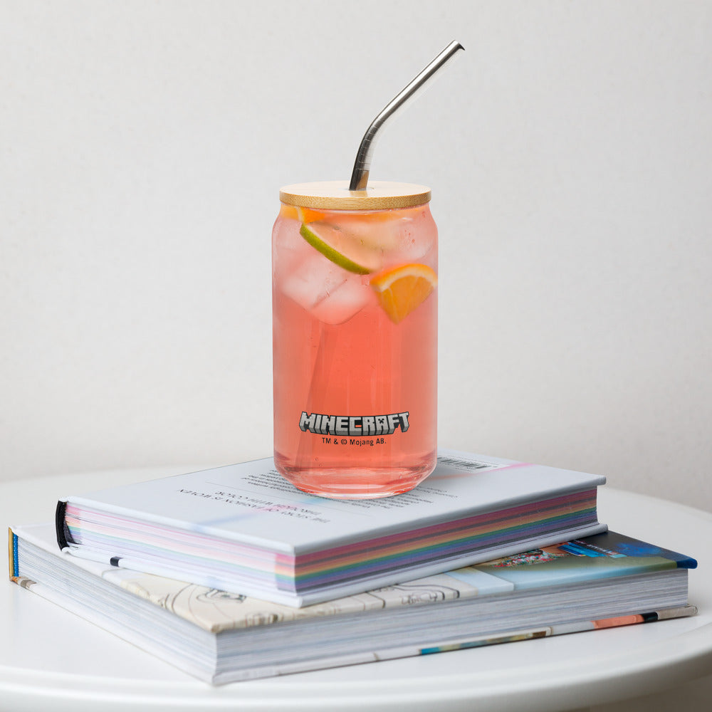 Minecraft Limited Loot Swamp Sunset Can-Shaped Glass with Lid and Straw - Image 4
